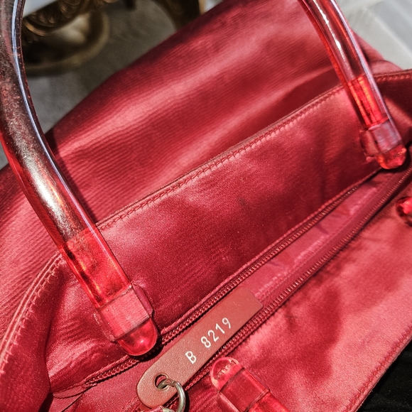 Prada Red Small Tote handbag - Picture 4 of 12